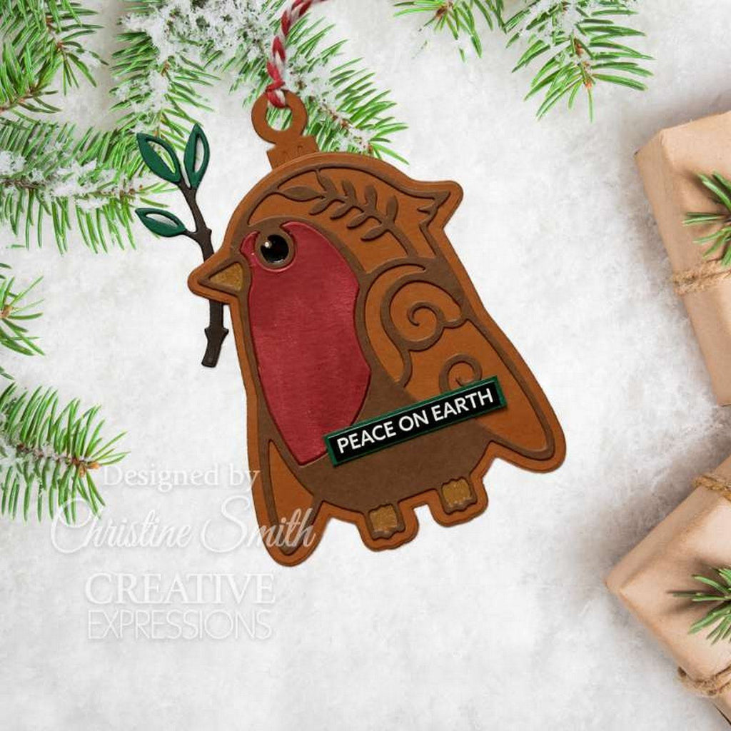 Paper cuts • festive craft die robin