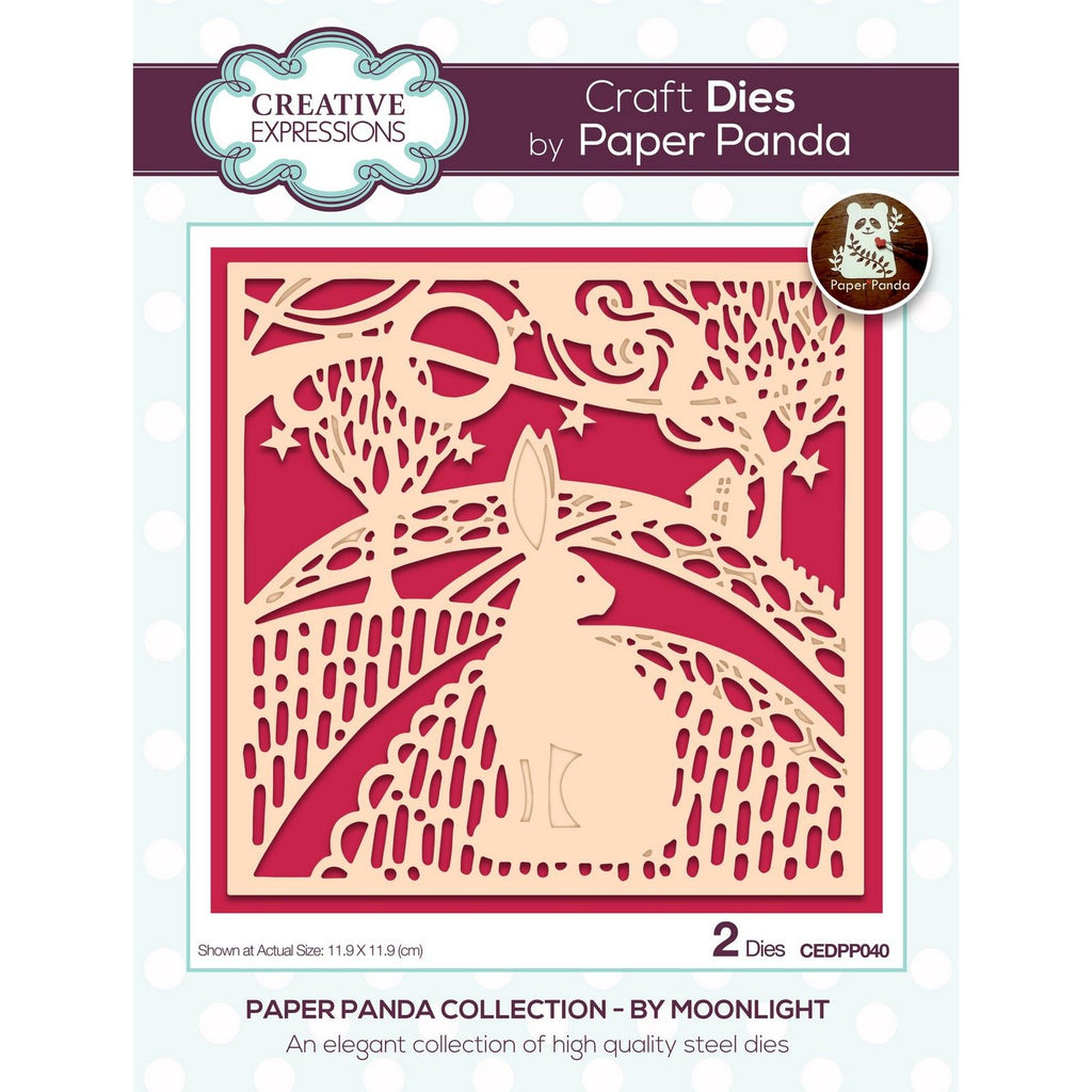 Creative expressions • paper panda snijmal by moonlight