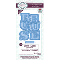 Creative expressions • snijmal stempel set big bold words because