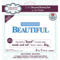 Creative expressions • die stamp set beautiful