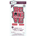 Creative expressions • big bold words snijmal stamp set believe