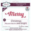 Creative expressions • sue wilson snijmal stempel set merry