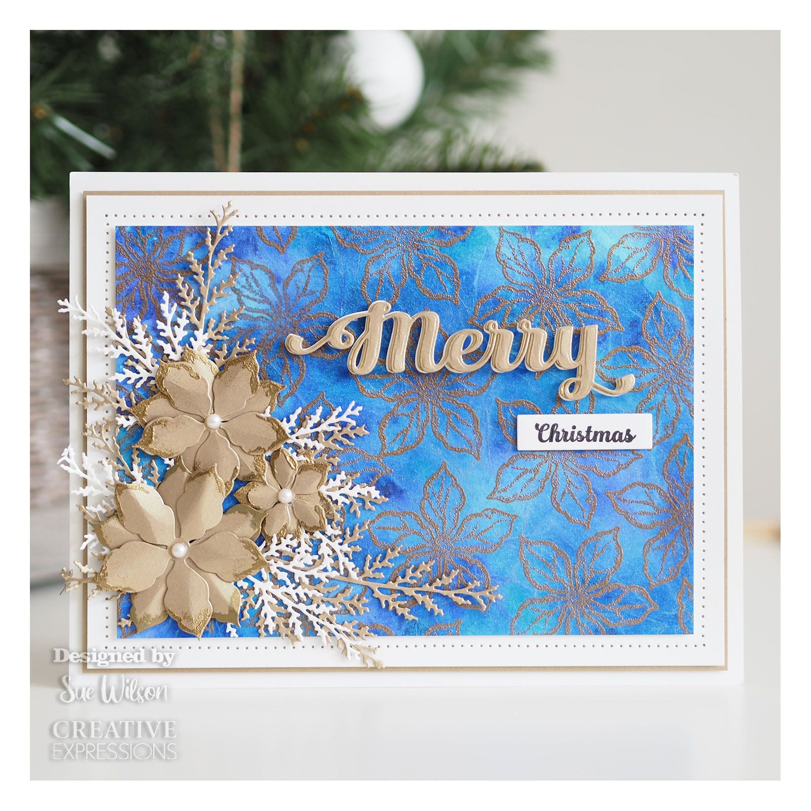 Creative expressions • sue wilson snijmal stempel set merry