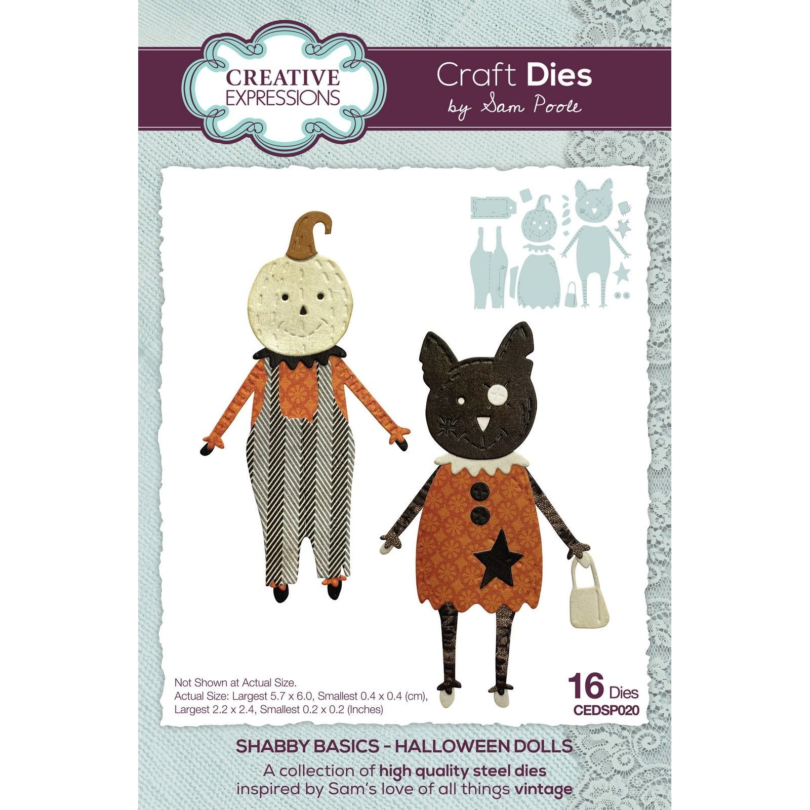 Creative expressions • snijmallen halloween dolls