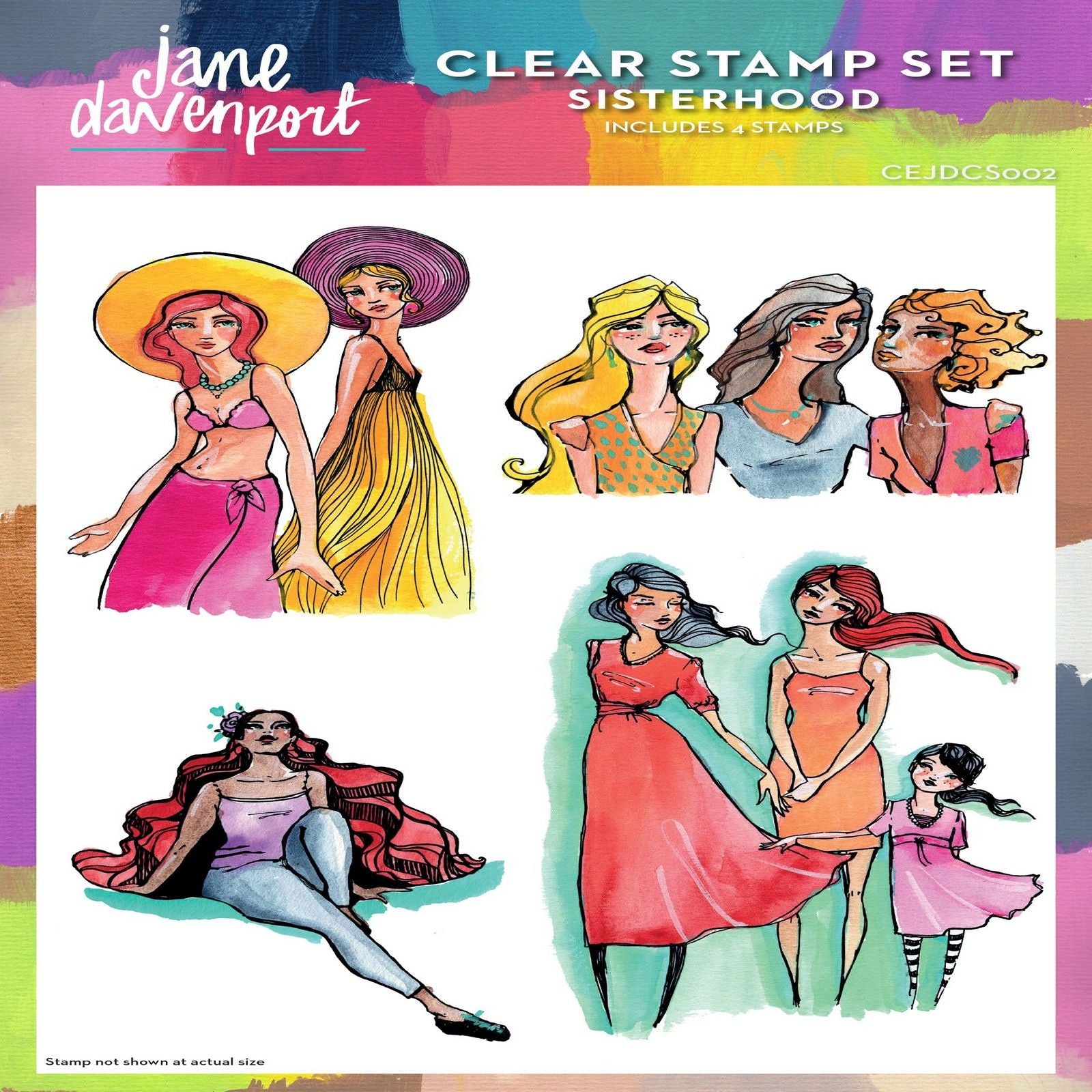 Creative expressions • clear stamp set sisterhood
