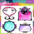 Creative expressions • clear stamp set framed