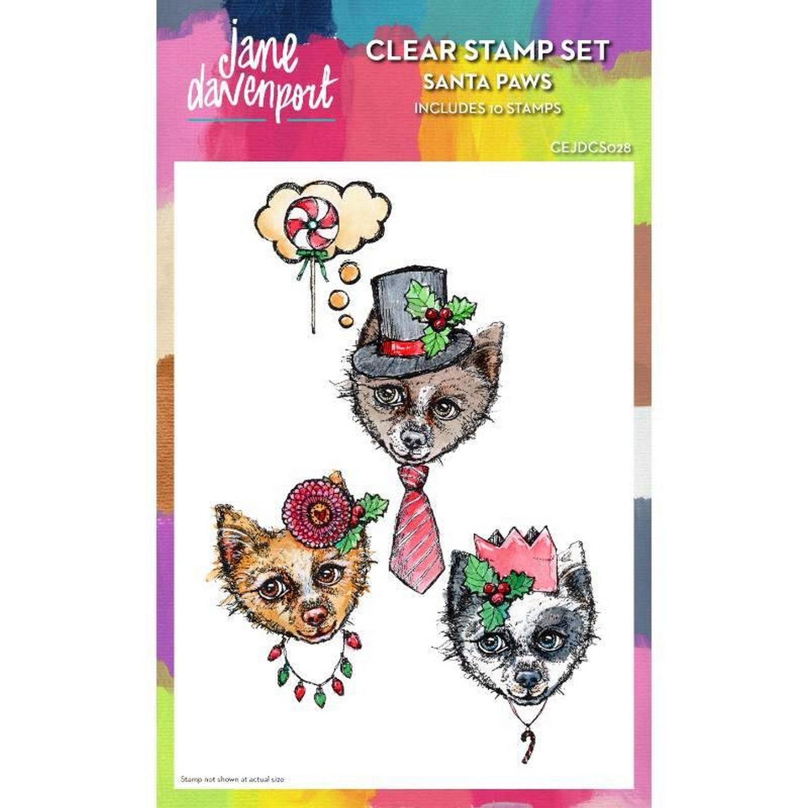 Creative expressions • clear stempels santa paws