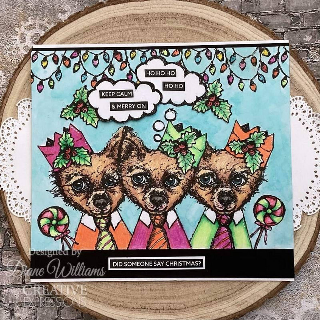 Creative expressions • clear stempels santa paws