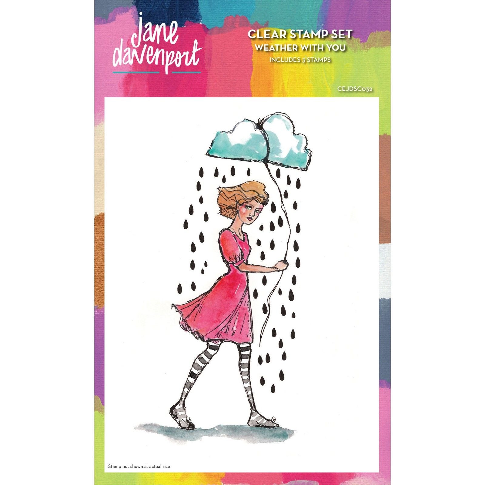 Creative expressions • jane davenport clear stamp set weather with you