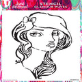 Creative expressions • stencil glamour waves