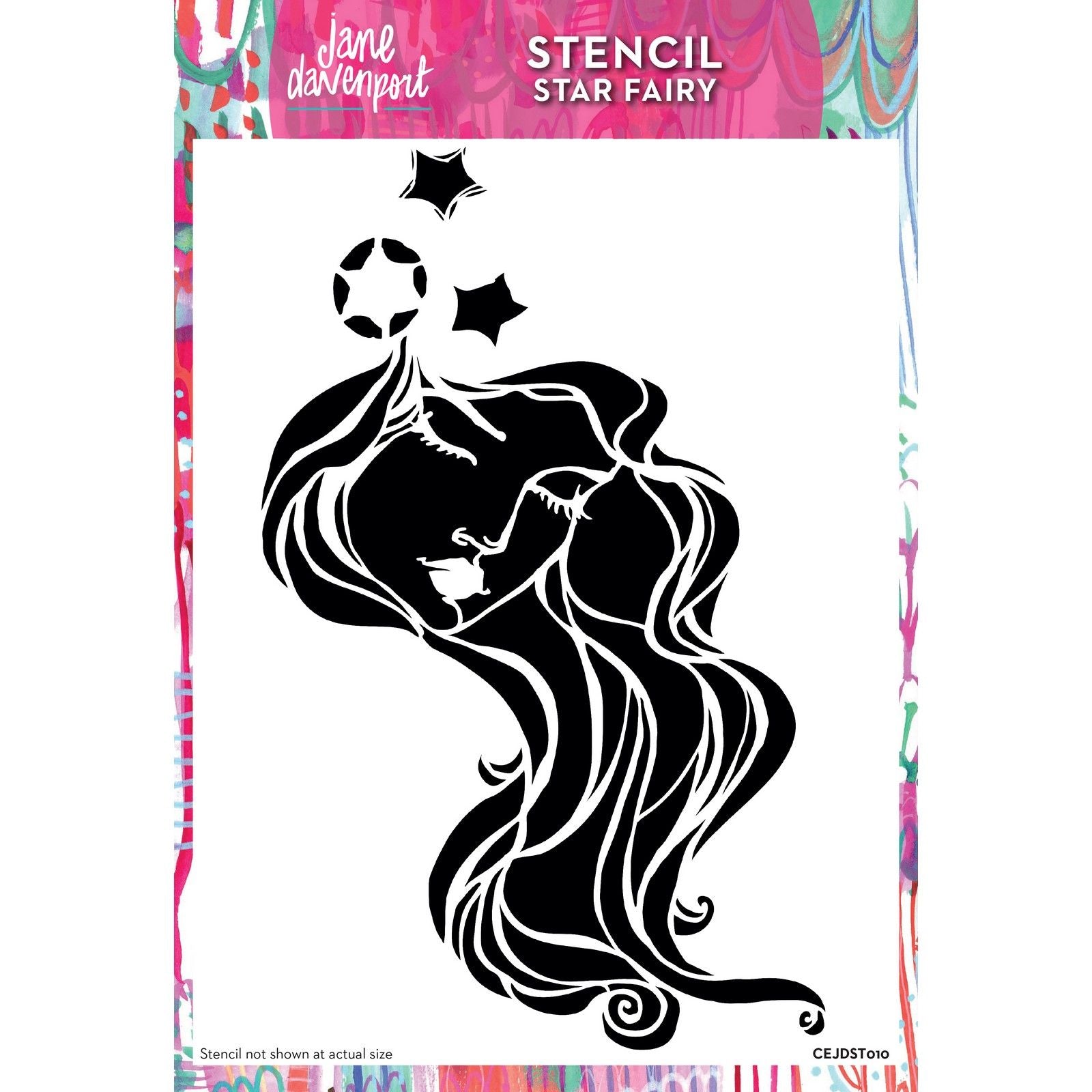 Creative expressions • stencil star fairy