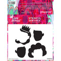 Creative expressions • jane davenport stencil sidechick