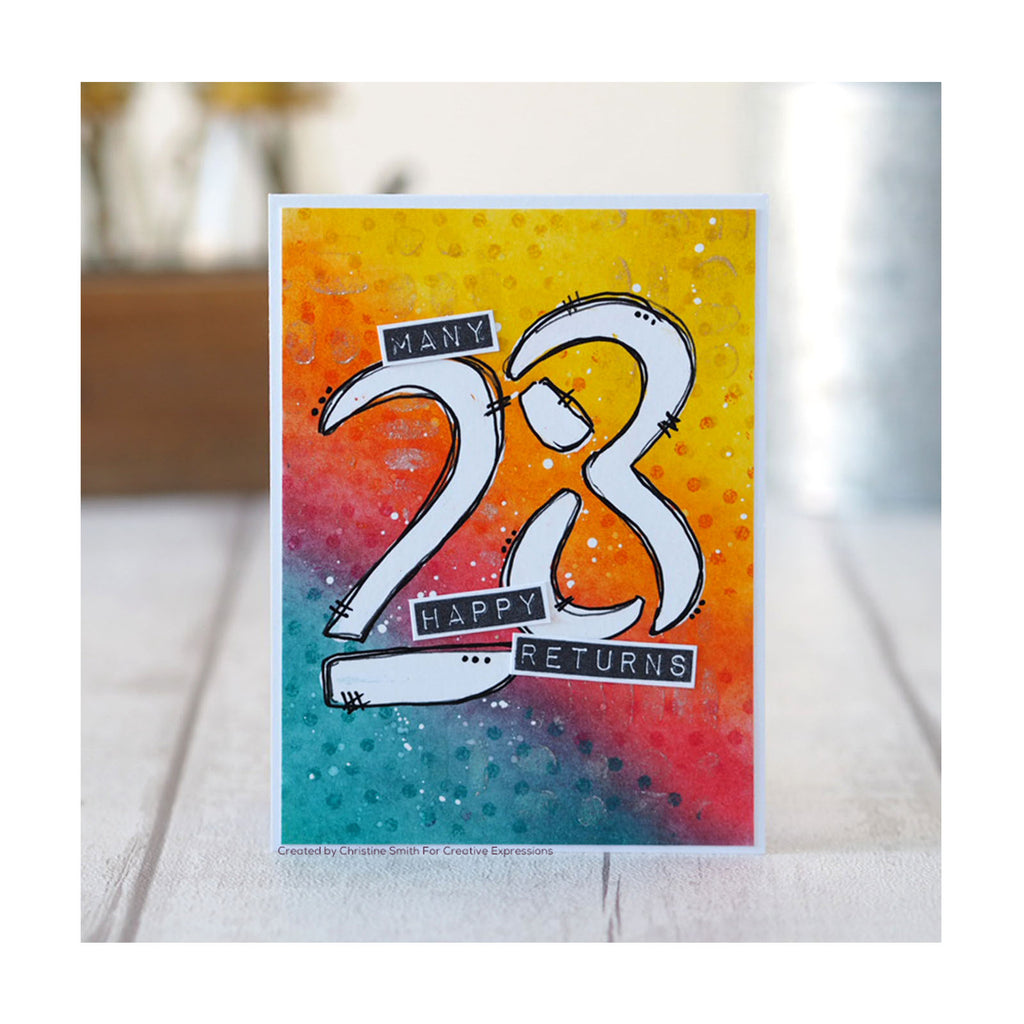Creative expressions • mini stencil number 2