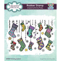 Creative expressions • rubber stamp stocking garland