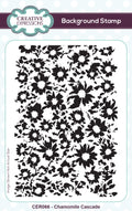 Creative expressions • chamomile cascade pre-cut rubber stamp