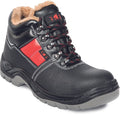 Cerva jena sc-03-012 s3 mid werkschoen gevoerd | kleur zwart rood | maat 43 - 8591806234901