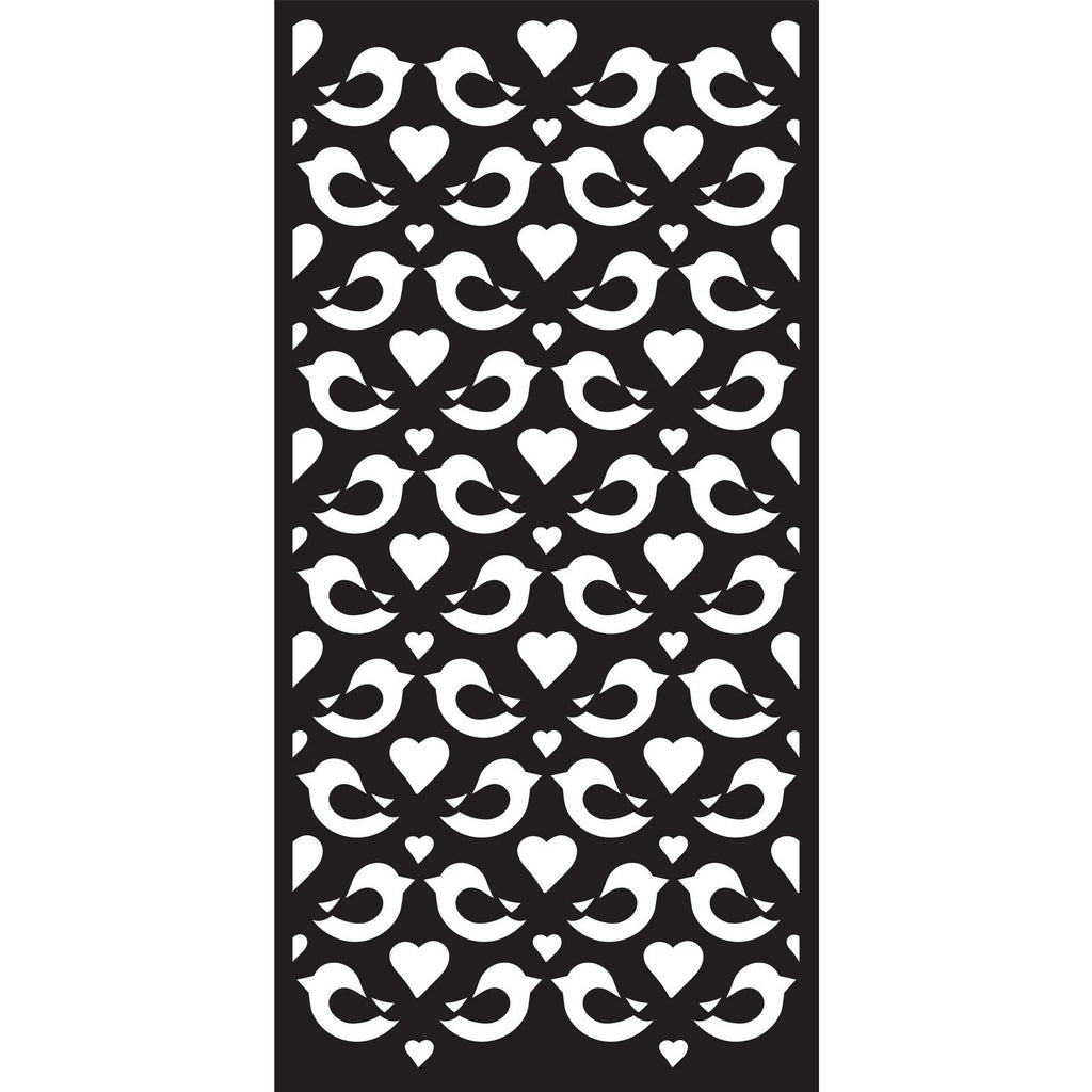 Creative expressions • dl stencil love birds