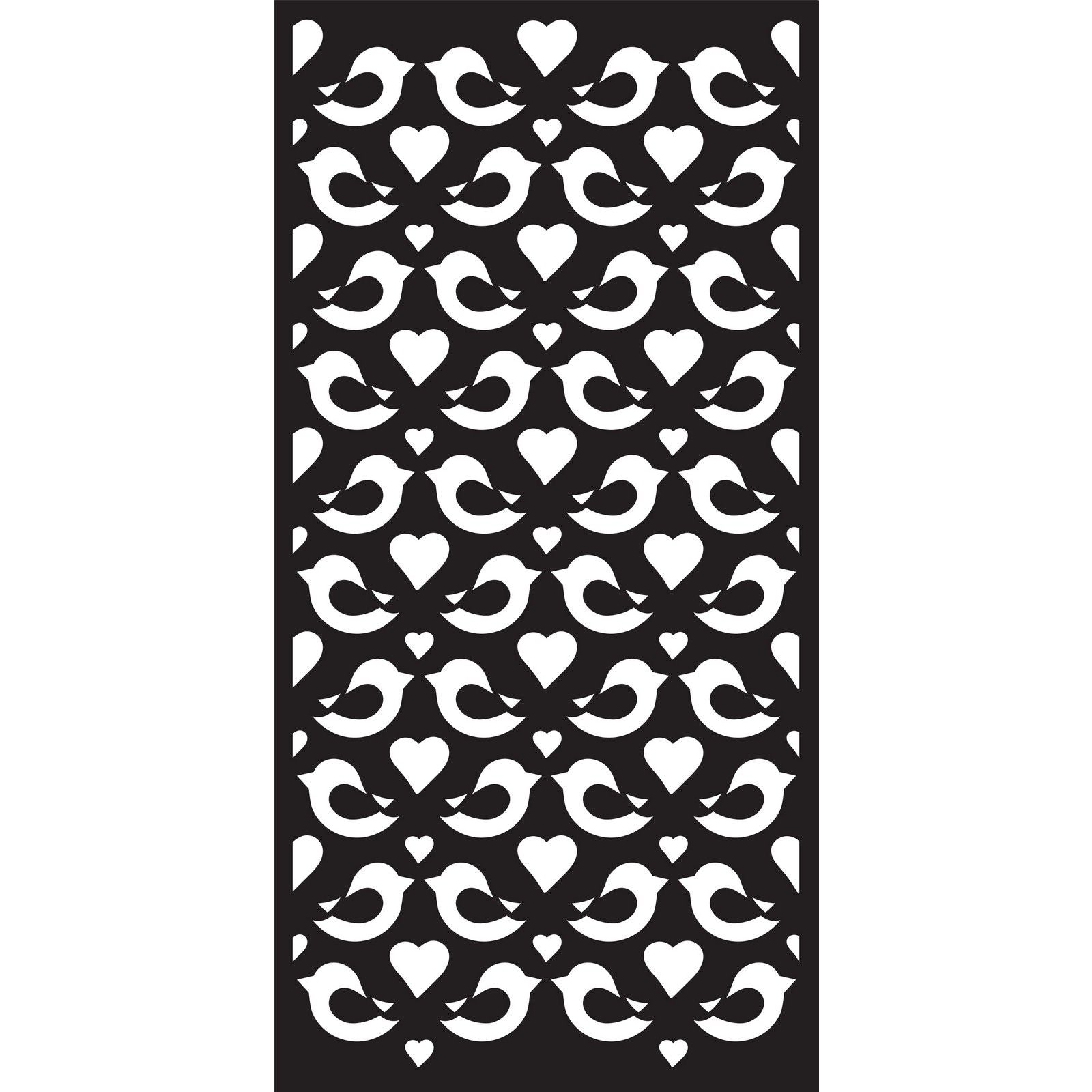 Creative expressions • dl stencil love birds