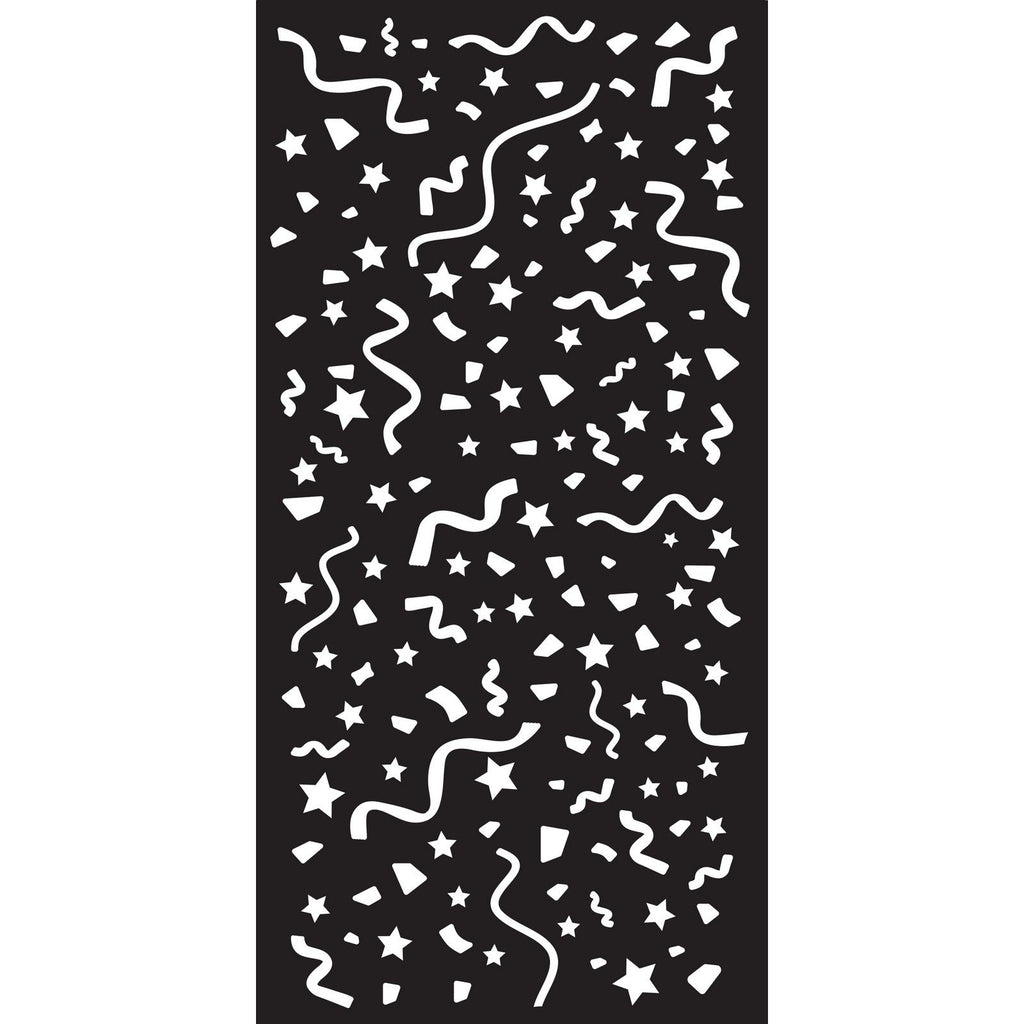 Creative expressions • dl stencil party confetti