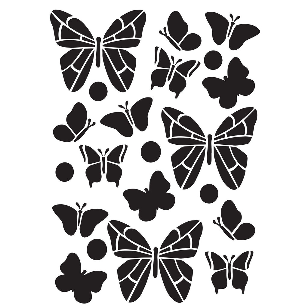 Creative expressions • sjabloon whimsical butterflies