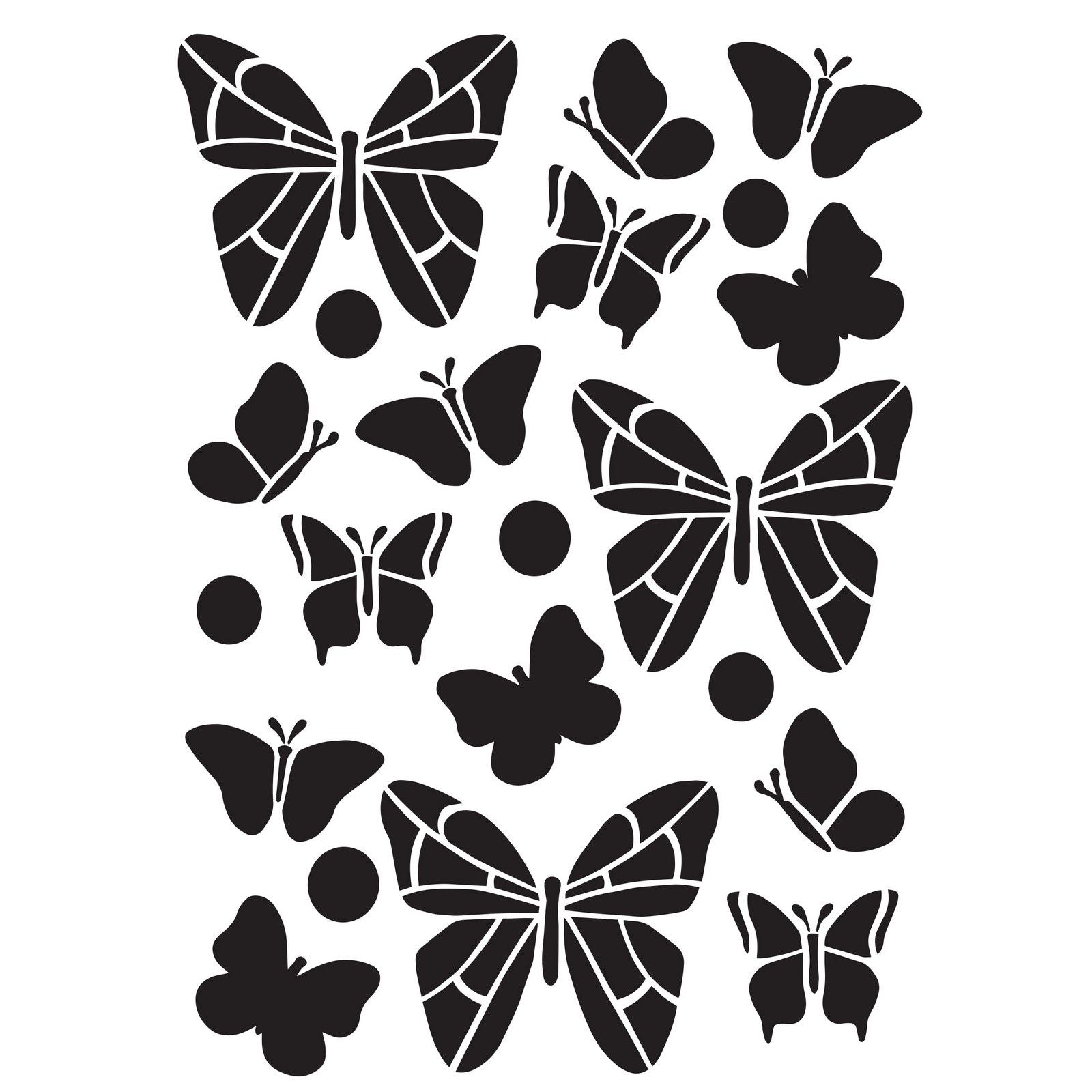 Creative expressions • sjabloon whimsical butterflies