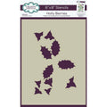 Creative expressions • companion colouring stencil holly berries 15x20,8cm