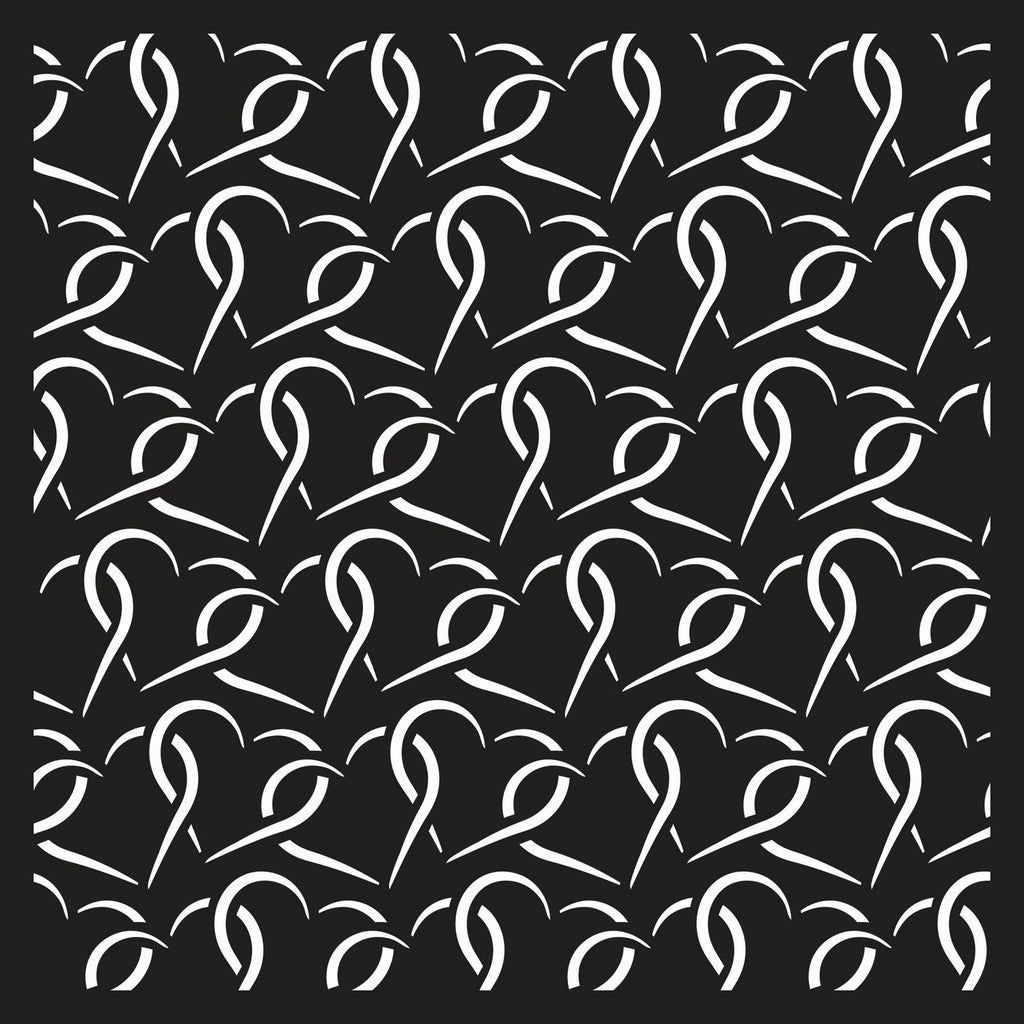 Creative expressions • stencil entwined love