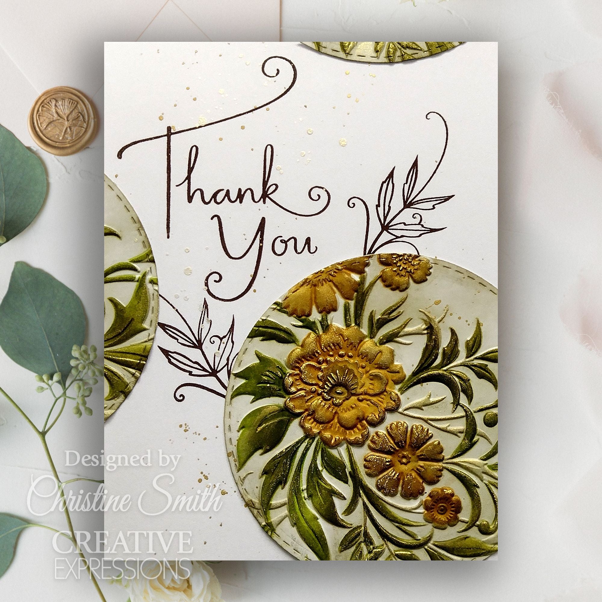 Creative expressions • petal cascade companion colouring stencils set of 2