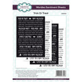 Creative expressions • sentiment sheets trick or treat