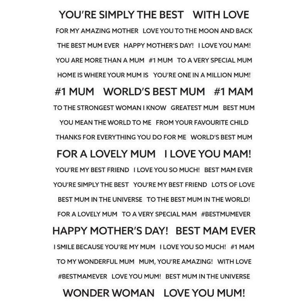 Creative expressions • wordies sentiment sheets best mum