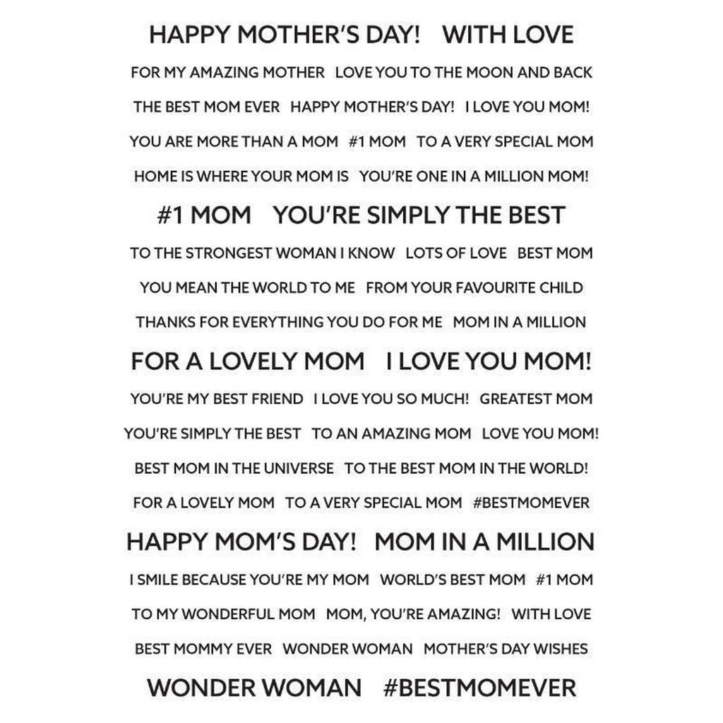 Creative expressions • wordies sentiment sheets best mom