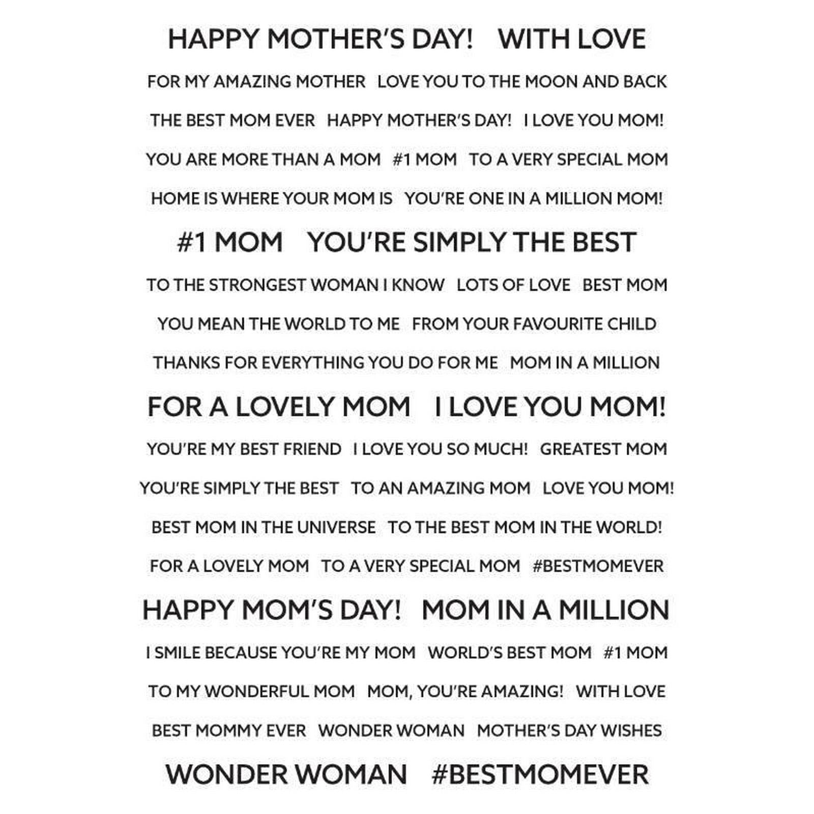 Creative expressions • wordies sentiment sheets best mom