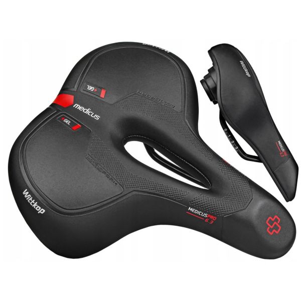 Wittkop Medicus PRO City 6.3 Fahrradsattel - schwarz