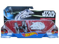 Mattel Star Wars Hot Wheels TIE-Fighter + Millennium Falcon Raumschiff