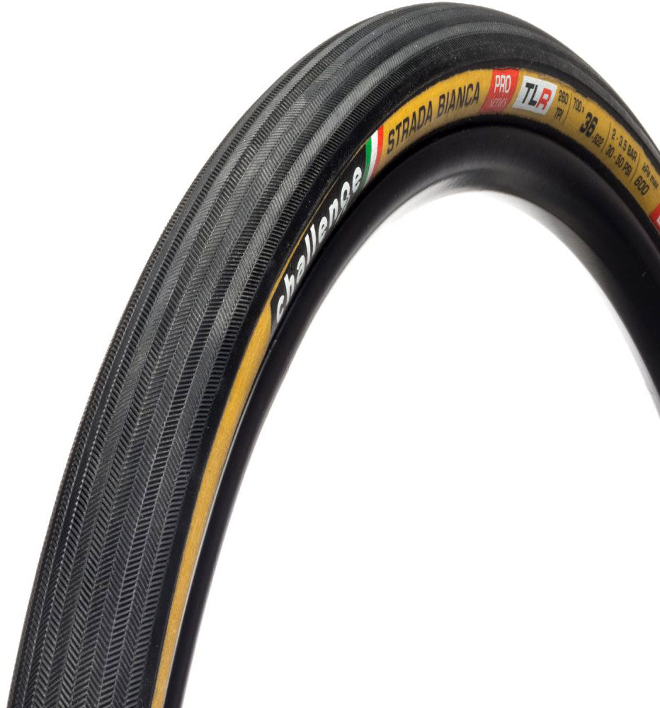 Herausforderung - Strada Bianca Pro OT TLR 700x33c Schwarz Braun