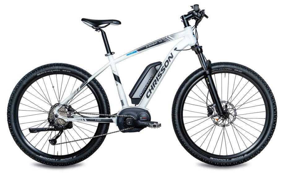 E-Schat 27,5 Zoll 48 cm Herren 9G Hydraulisch Scheibenbremse Weiß