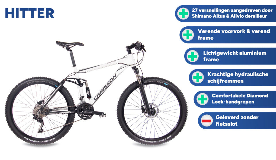 Hitter 27,5 Zoll 46 cm Herren 27G Hydraulic Scheibenbremse Grau