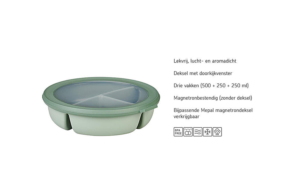 Mepal bento bowl cirqula nordic sage