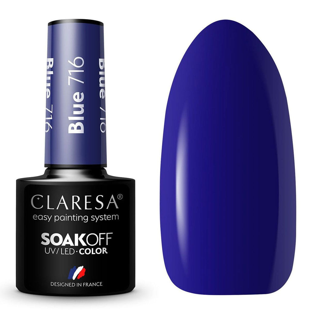 Claresa uv led gellak 5ml blue 716 full berries