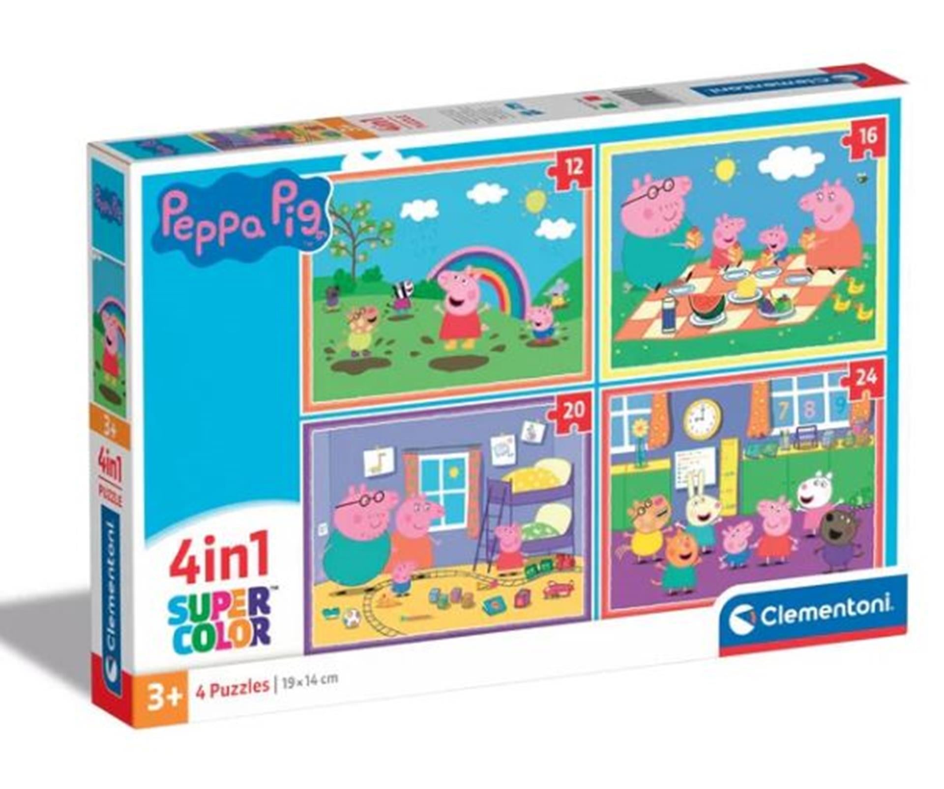 Clementoni 4in1 Puzzle Peppa Wutz