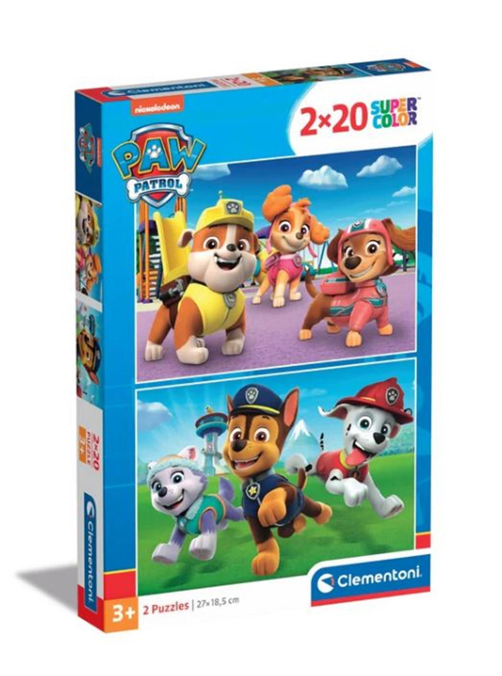 Clementoni Puzzle Paw Patrol, 2x20 Teile.