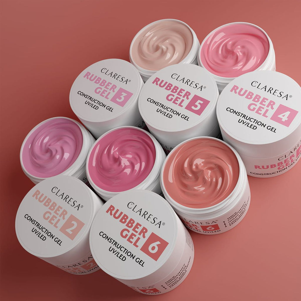 Claresa rubber gel 6 blush pink 45gr.