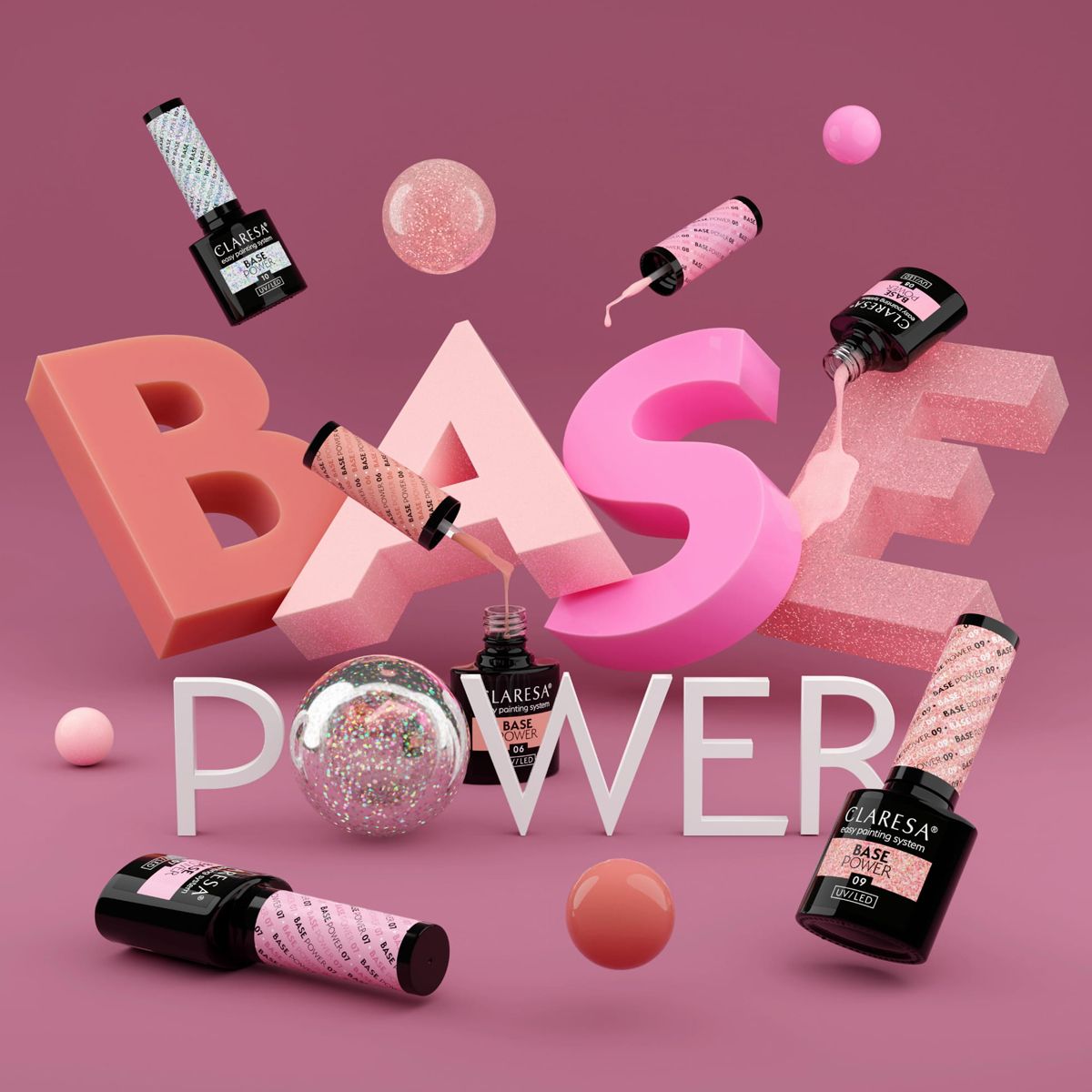 Claresa basecoat power 9 5ml