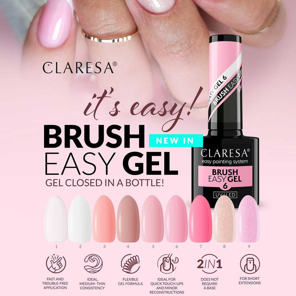 Claresa brush easy gel 4 5ml