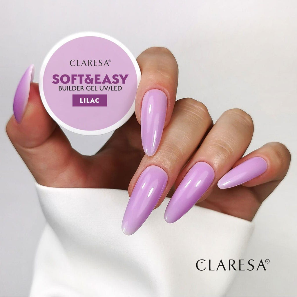 Claresa keratine soft easy builder gel lilac 12gr.
