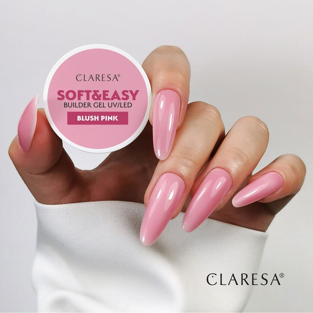 Claresa keratine soft easy builder gel blush pink 12gr.