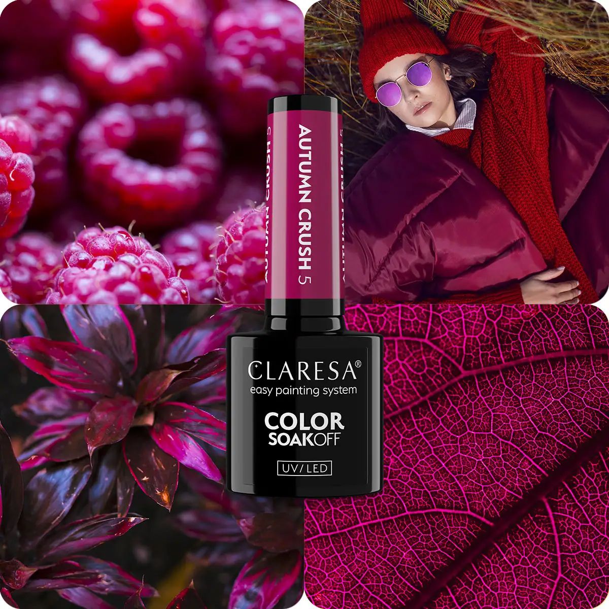 Claresa uv led gellak 5ml autumn crush 5