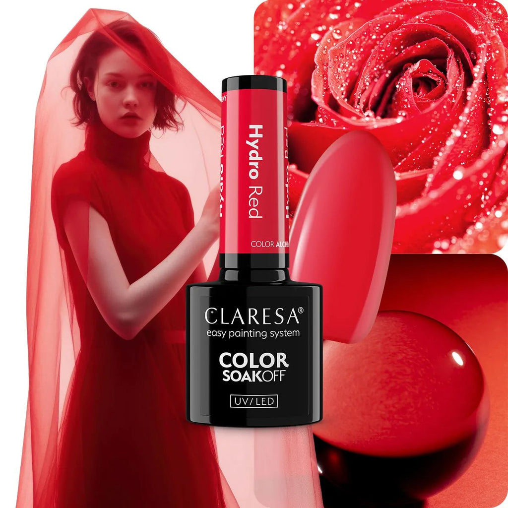 Claresa uv led gellak 5ml color alchemy - hydro red