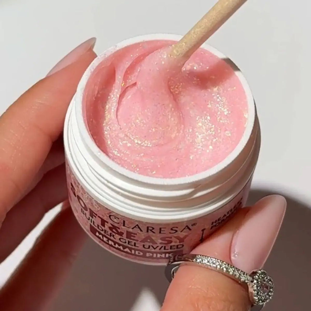 Claresa keratine soft easy builder gel mermaid pink 12gr.