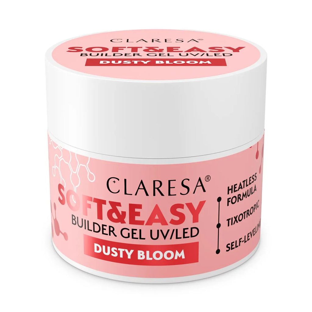 Claresa keratine soft easy builder gel dusty bloom 12gr.
